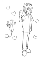 Cardcaptor Sakura Coloring Page